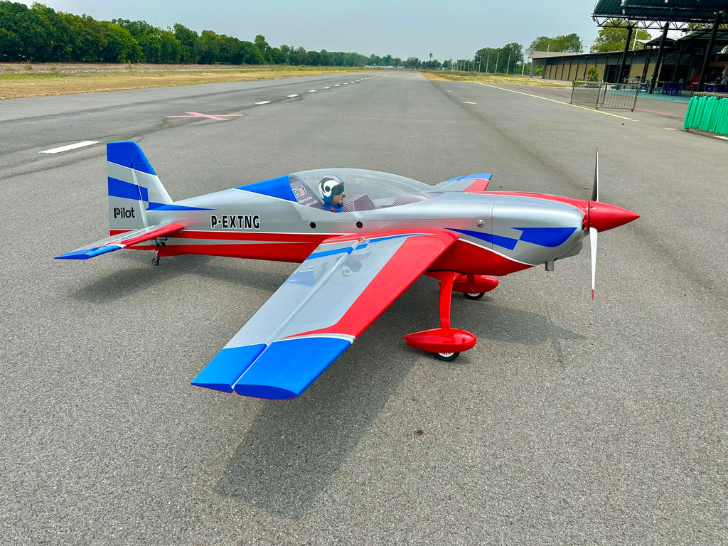 » Pilot rc Extra NG 07 silver/red/blue 78" 1.97m