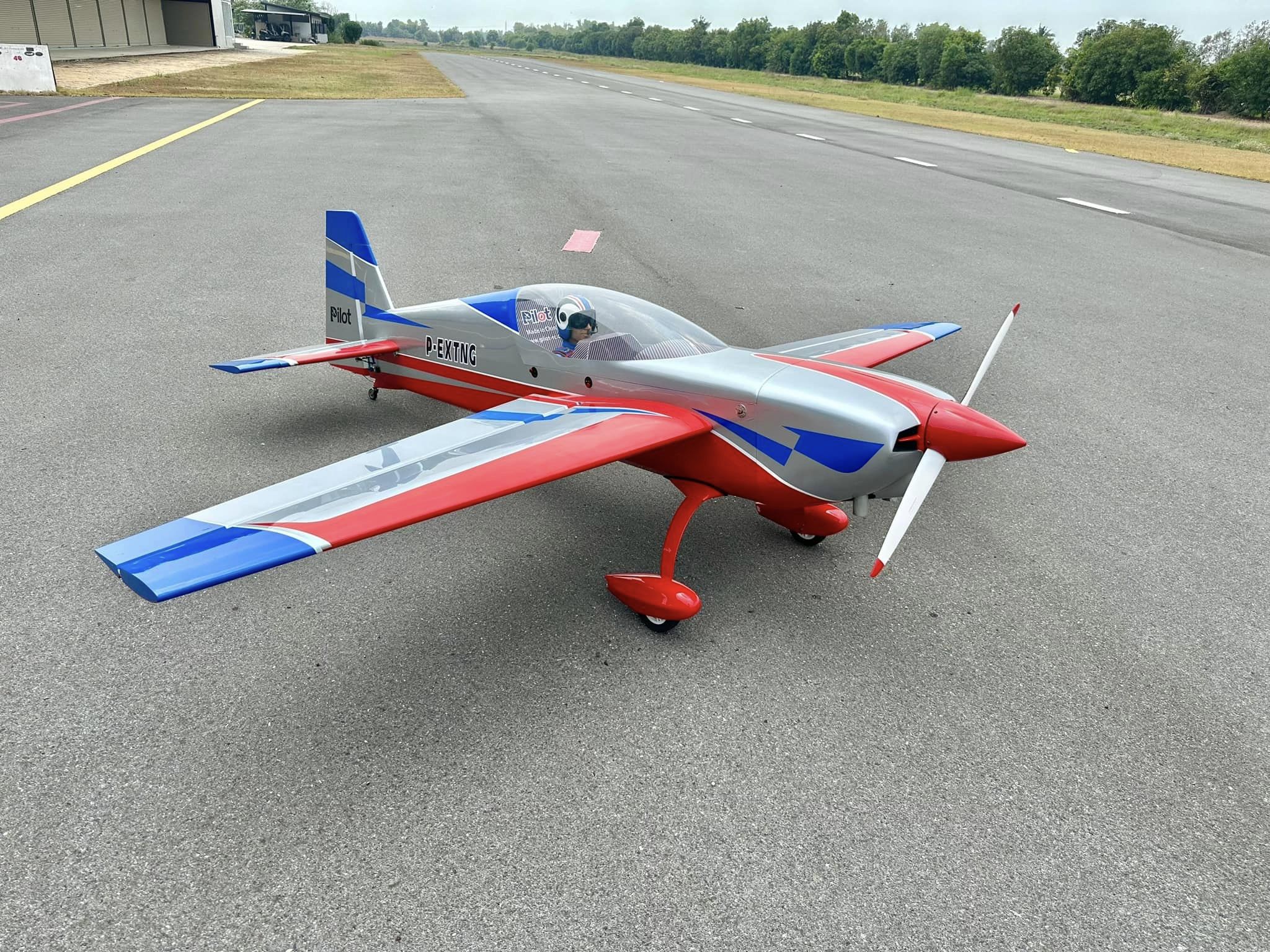 » Pilot rc Extra NG 07 silver/red/blue 78" 1.97m