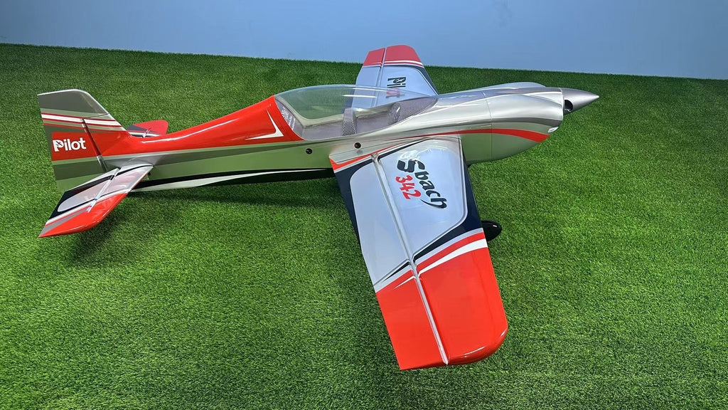 Pilot rc Sbach V2 75" 1.90m 11 red/silver