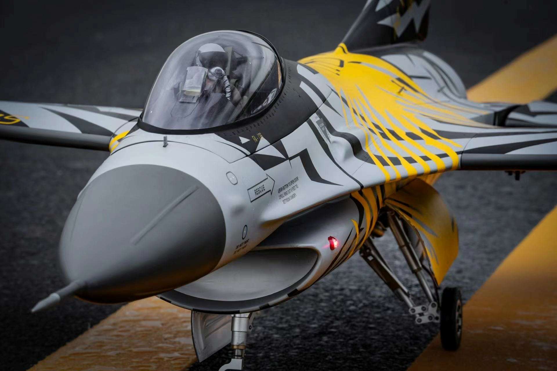 Pilot rc F16 rc plane 