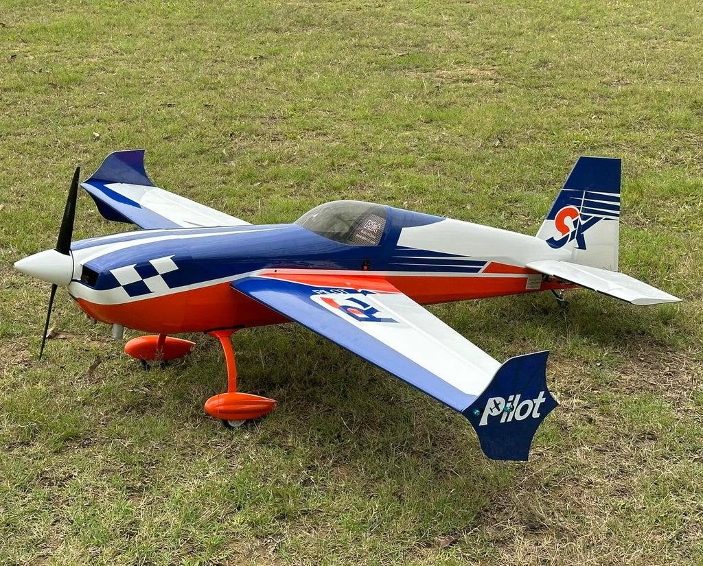 Pilot rc Extra 330SX 02 orange /blue/white 75" 1.9m