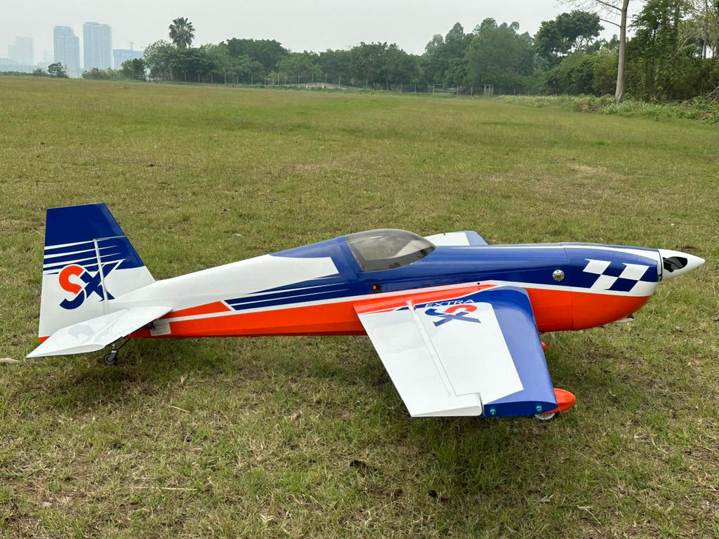 Pilot rc Extra 330SX 02 orange /blue/white 75" 1.9m