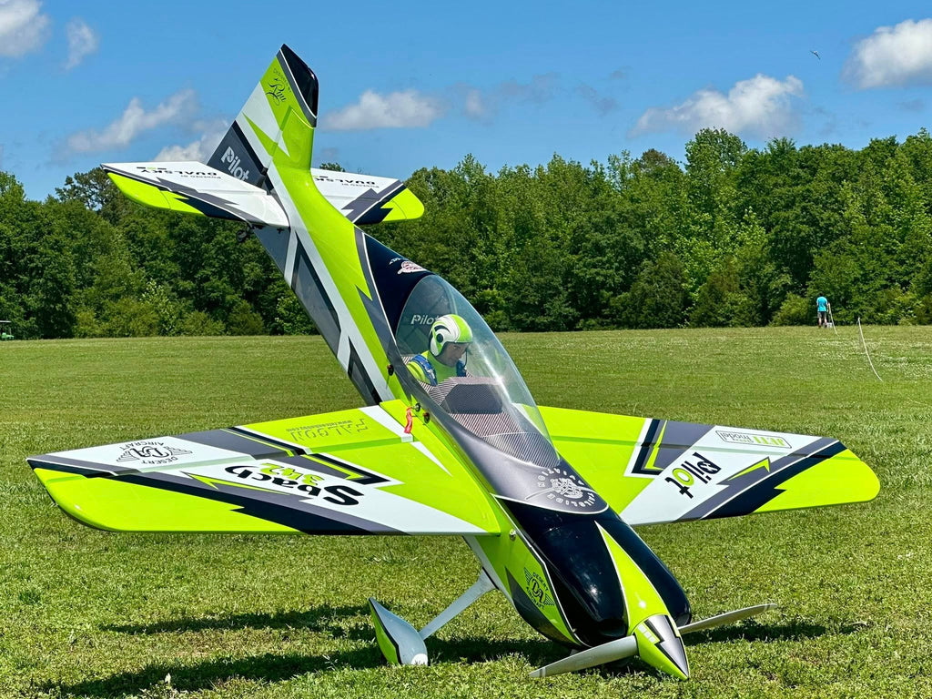 Pilot rc Sbach V2 75" 1.90m 10 green/black/white Ryu Scheme