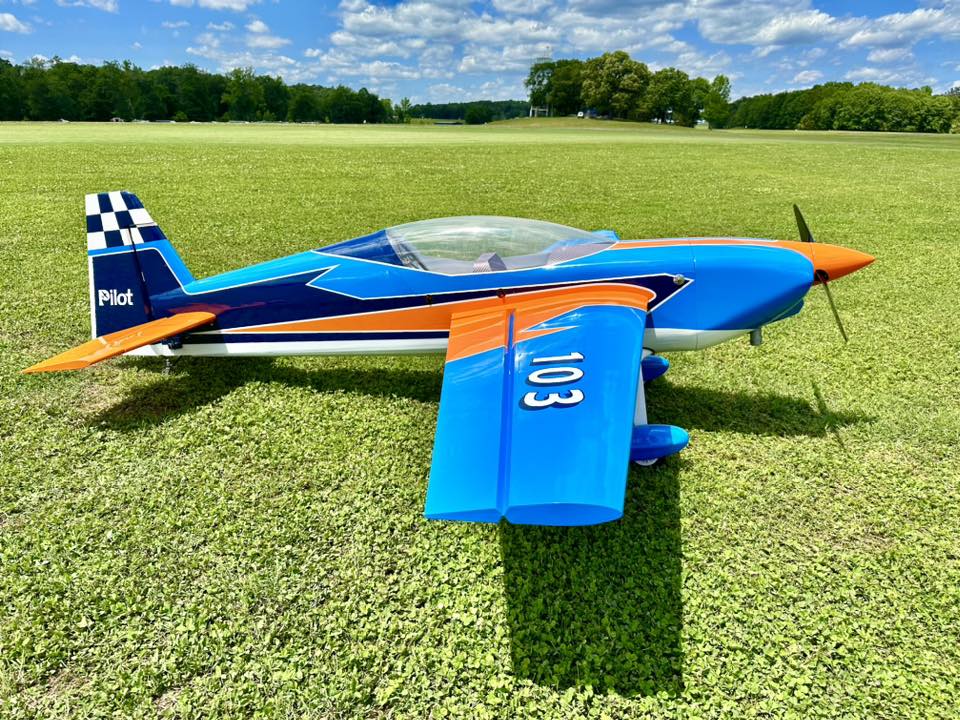 » Pilot rc Extra NG 05 blue/orange 67" 1.70m