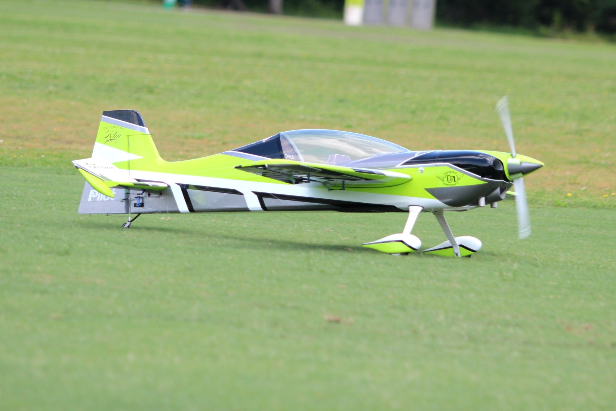 Pilot rc Sbach V2 75" 1.90m 10 green/black/white Ryu Scheme