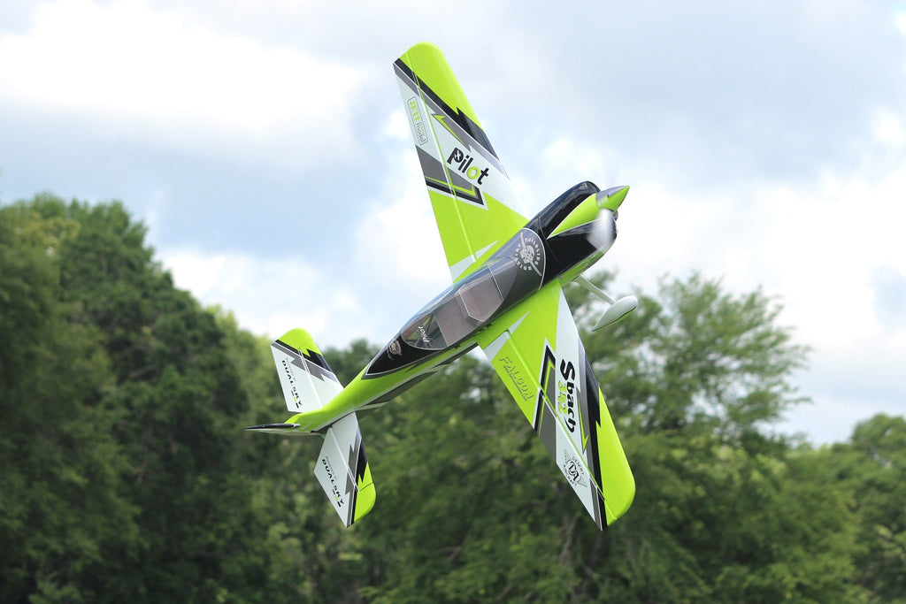 Pilot RC Sbach V2 103" 10 Green/Black/White Ryu Scheme