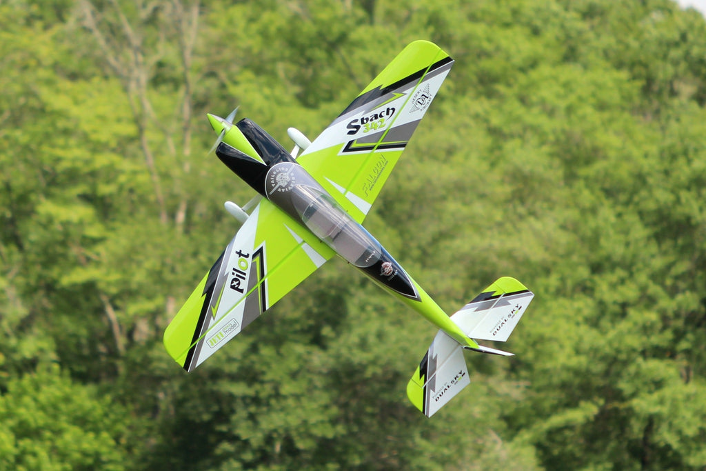 Pilot RC Sbach V2 103" 10 Green/Black/White Ryu Scheme