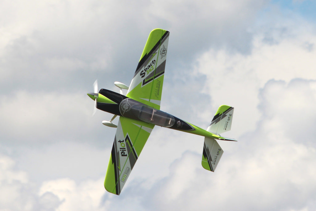 Pilot rc Sbach V2 75" 1.90m 10 green/black/white Ryu Scheme