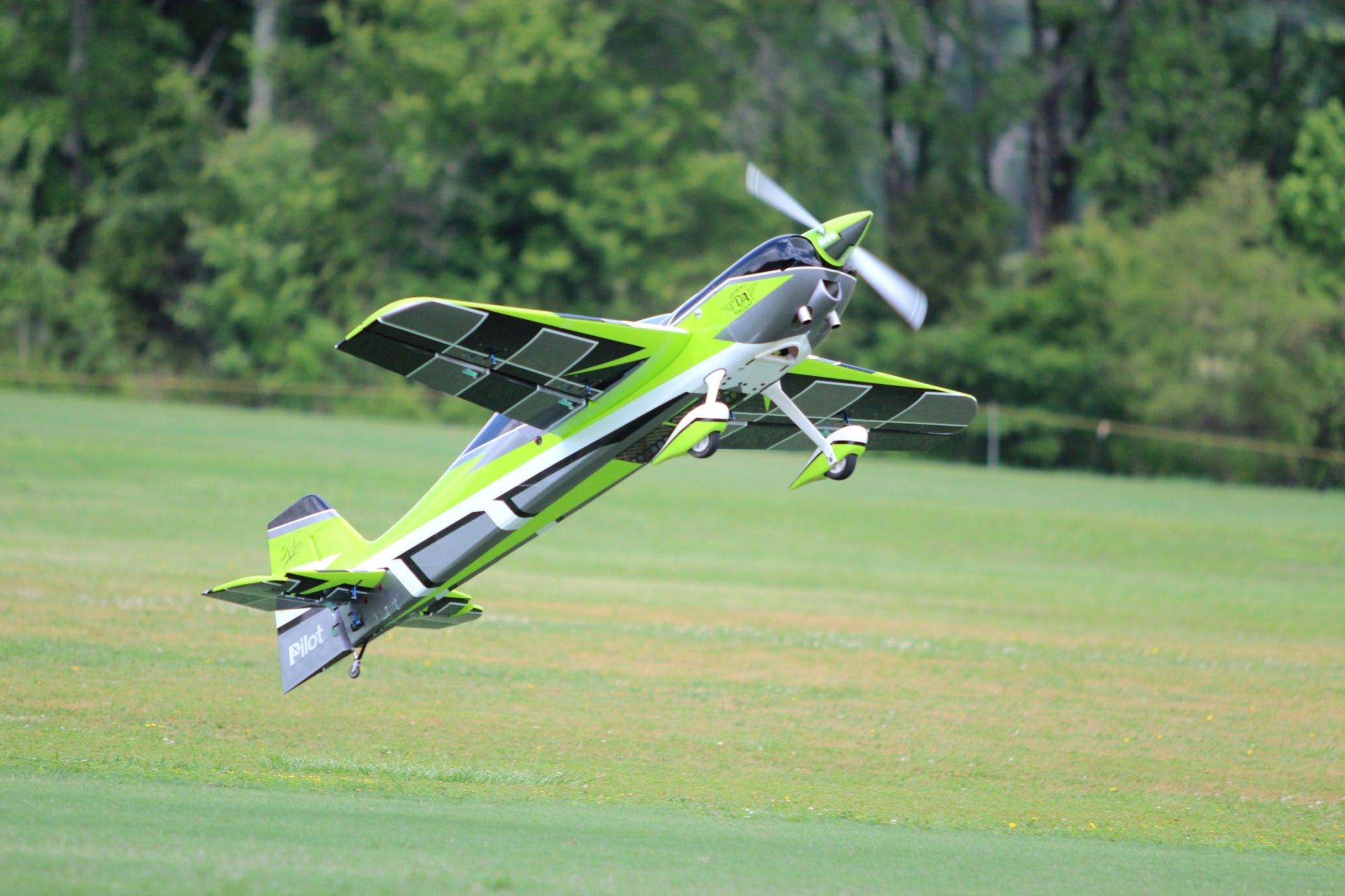 Pilot rc Sbach V2 90" 2.29m 10 green/black/white Ryu Scheme