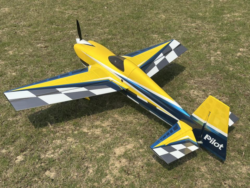 Pilot rc Edge 540V3 02 yellow 75" 1.90m
