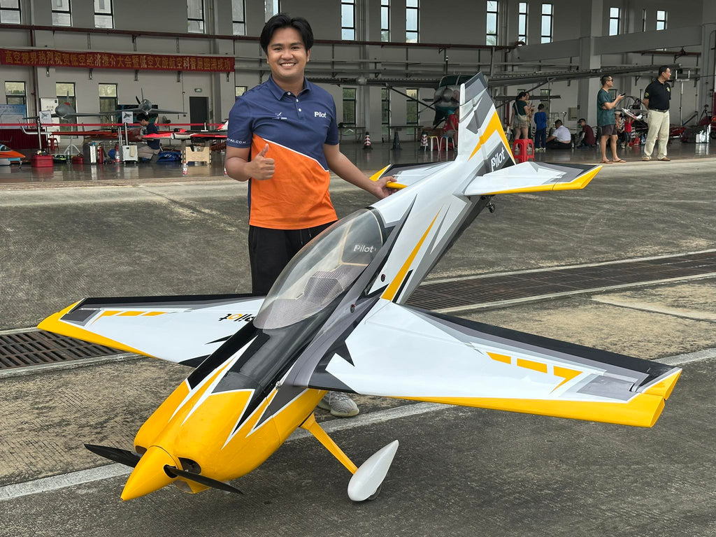 Pilot rc Raven 103" 2.26m 02 yellow/black/silver/white