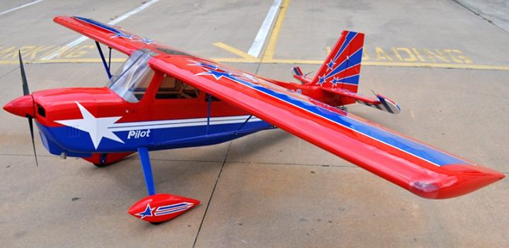» Pilot RC Decathlon 2.7m Red/White/Star