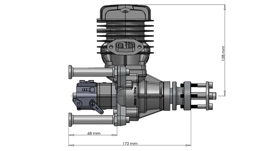 DLE55 model airplane engine
