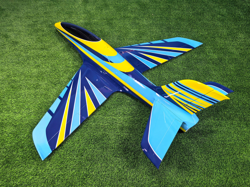 Pilot RC 2.2m Predator Jet V2, 30, Einziehfahrwerk, Air Trap, Schubrohr.