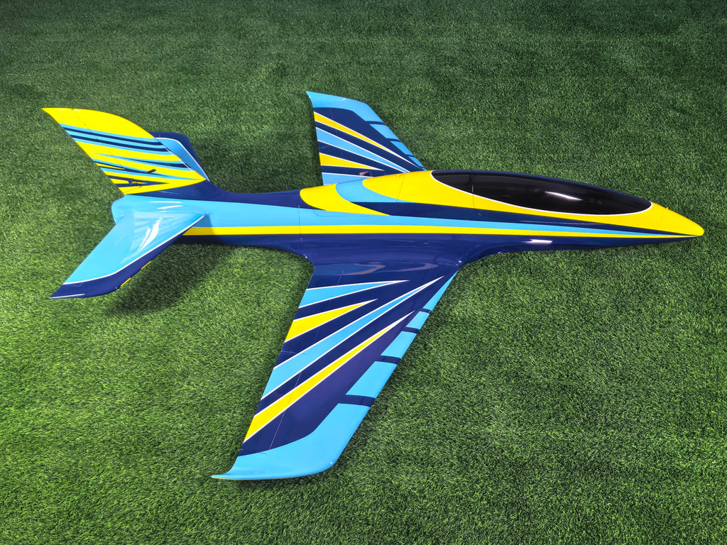 Pilot RC 2.2m Predator Jet V2, 30, Einziehfahrwerk, Air Trap, Schubrohr.