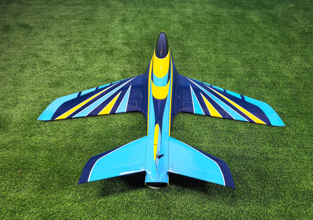 Pilot RC 2.2m Predator Jet V2, 30, Einziehfahrwerk, Air Trap, Schubrohr.