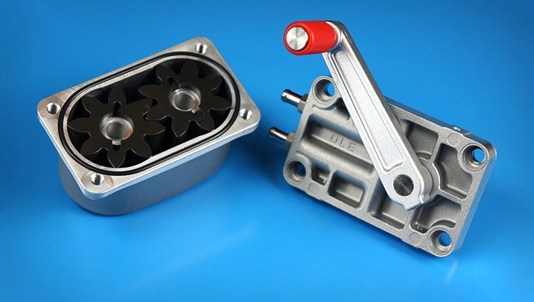 DLE high flow metal gear hand crank fuel pump