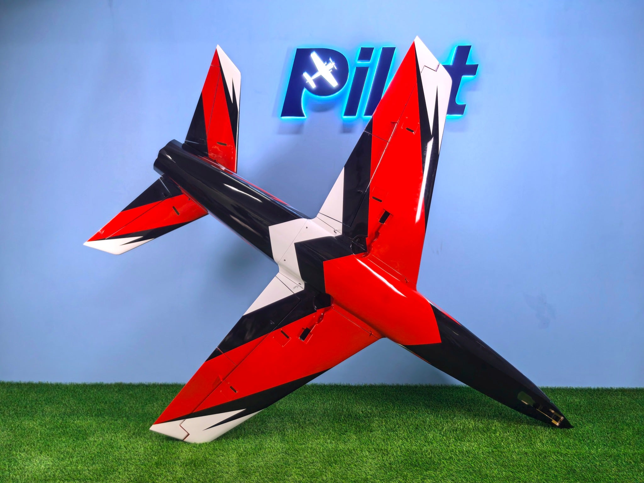 Pilot rc 2.2m Matrix incl retracts 09 red/black