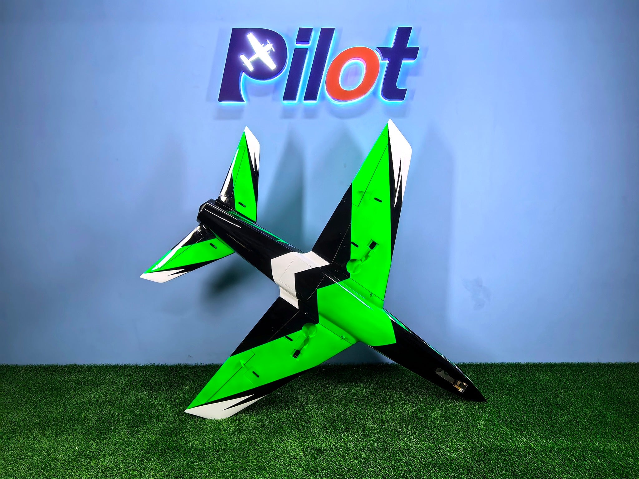 Pilot rc 2.2m Matrix incl retracts 09 green/black