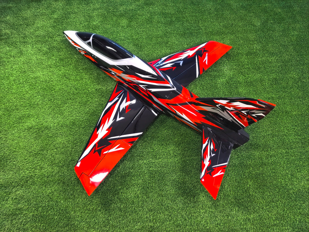 Pilot rc 2.2m Matrix incl retracts 09 red/black