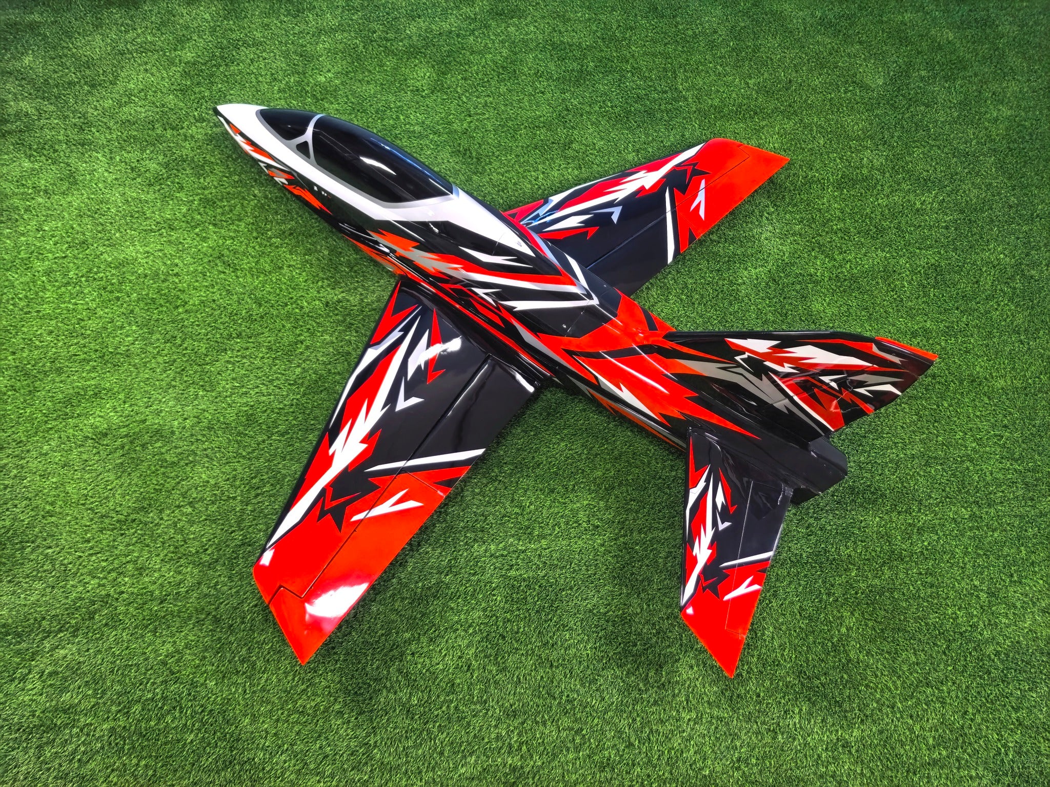 Pilot rc 2.2m Matrix incl retracts 09 red/black