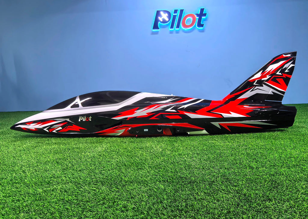 Pilot rc 2.2m Matrix incl retracts 09 red/black