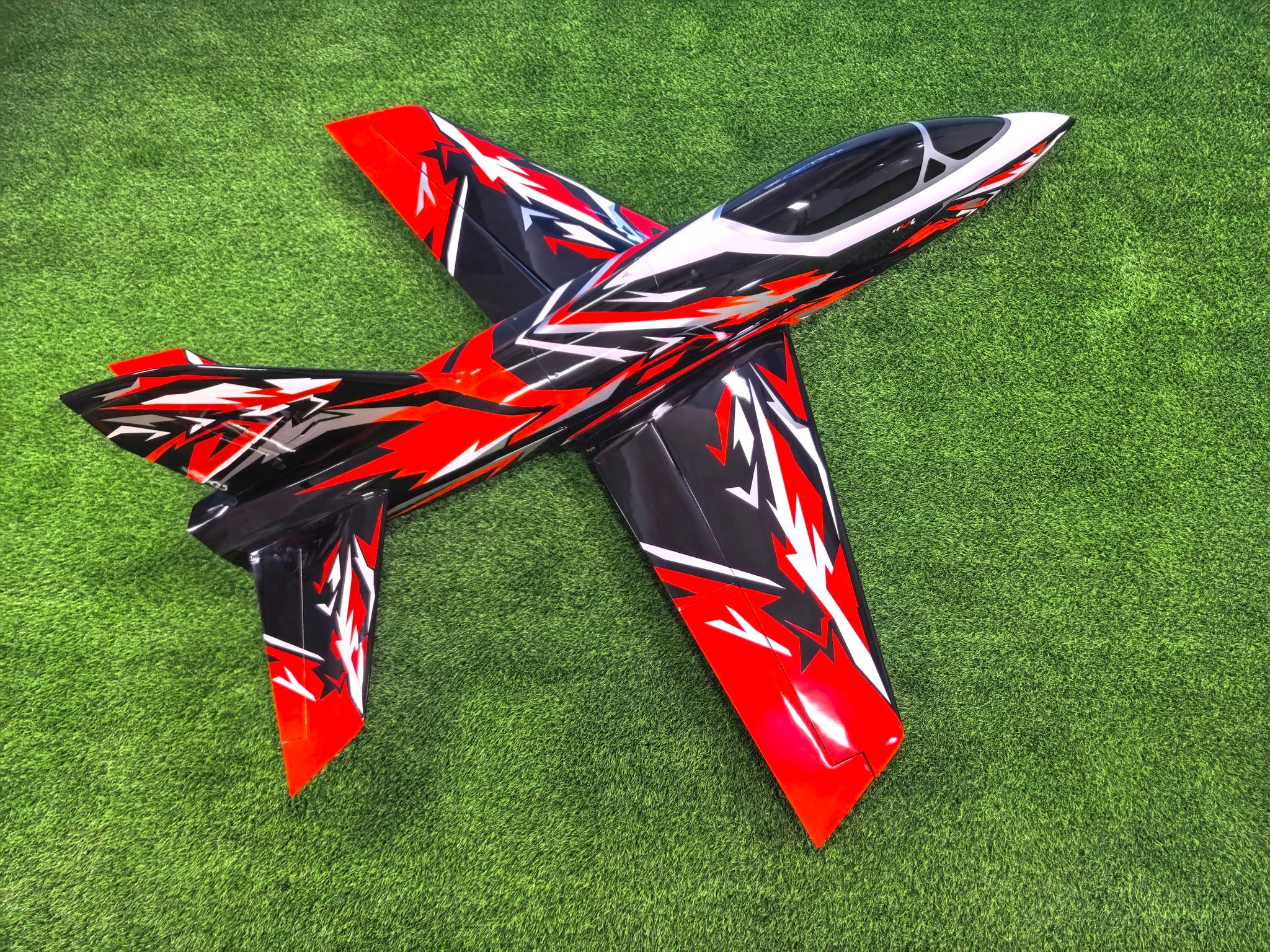 Pilot rc 2.2m Matrix incl retracts 09 red/black