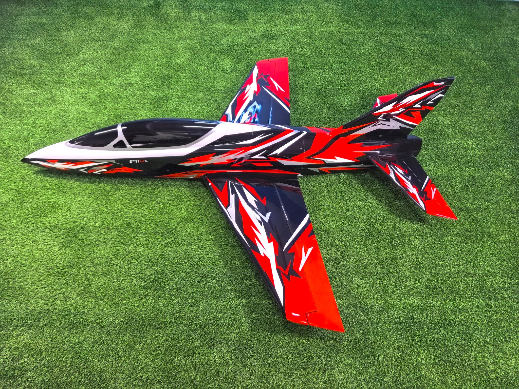 Pilot rc 2.2m Matrix incl retracts 09 red/black