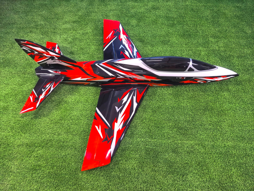 Pilot rc 2.2m Matrix incl retracts 09 red/black