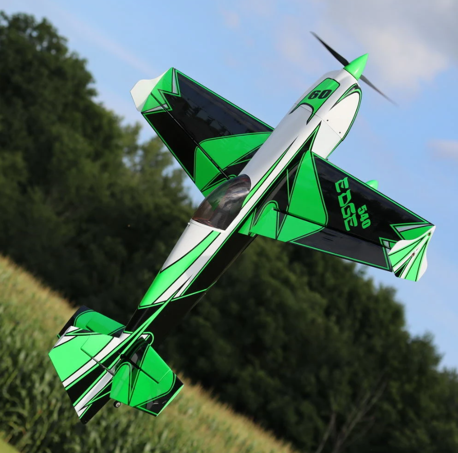 OMP Hobby 60" Edge 540 green Kevlar Reinforced power combo