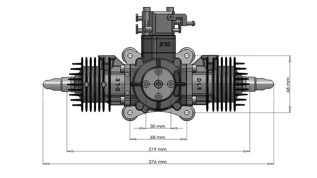 DLE60 model airplane engine