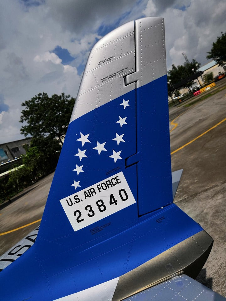 Pilot rc 2.2m F-86D Sabre with tail pipe, UAT, Kevlar fuel tank