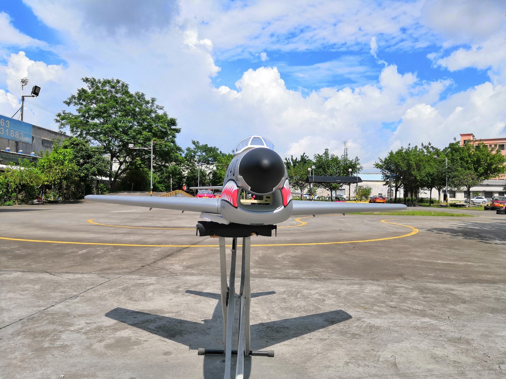 Pilot rc 2.2m F-86D Sabre with tail pipe, UAT, Kevlar fuel tank