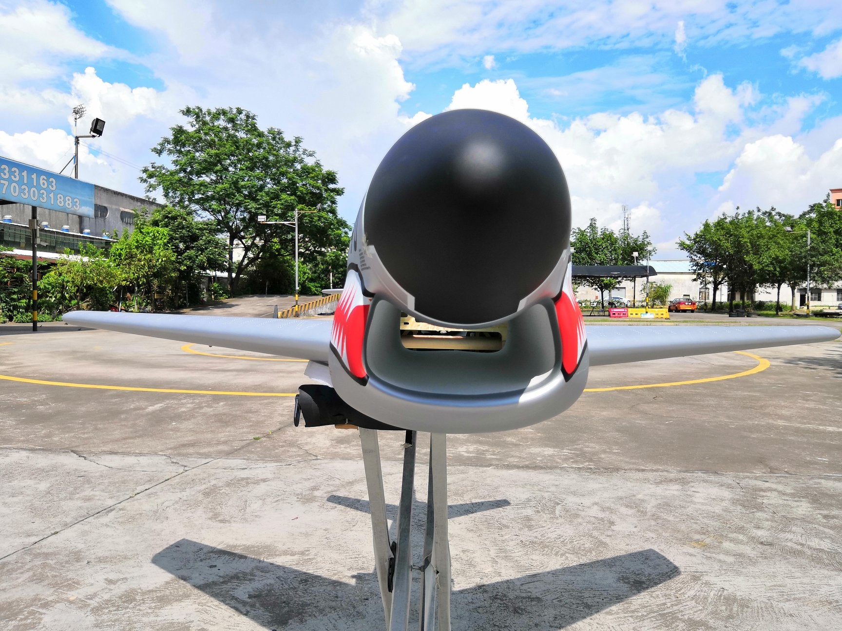 Pilot rc 2.2m F-86D Sabre with tail pipe, UAT, Kevlar fuel tank