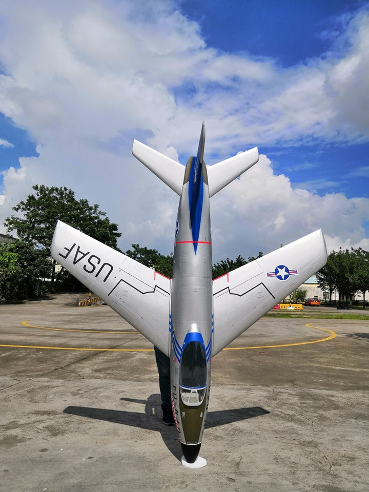 Pilot rc 2.2m F-86D Sabre with tail pipe, UAT, Kevlar fuel tank