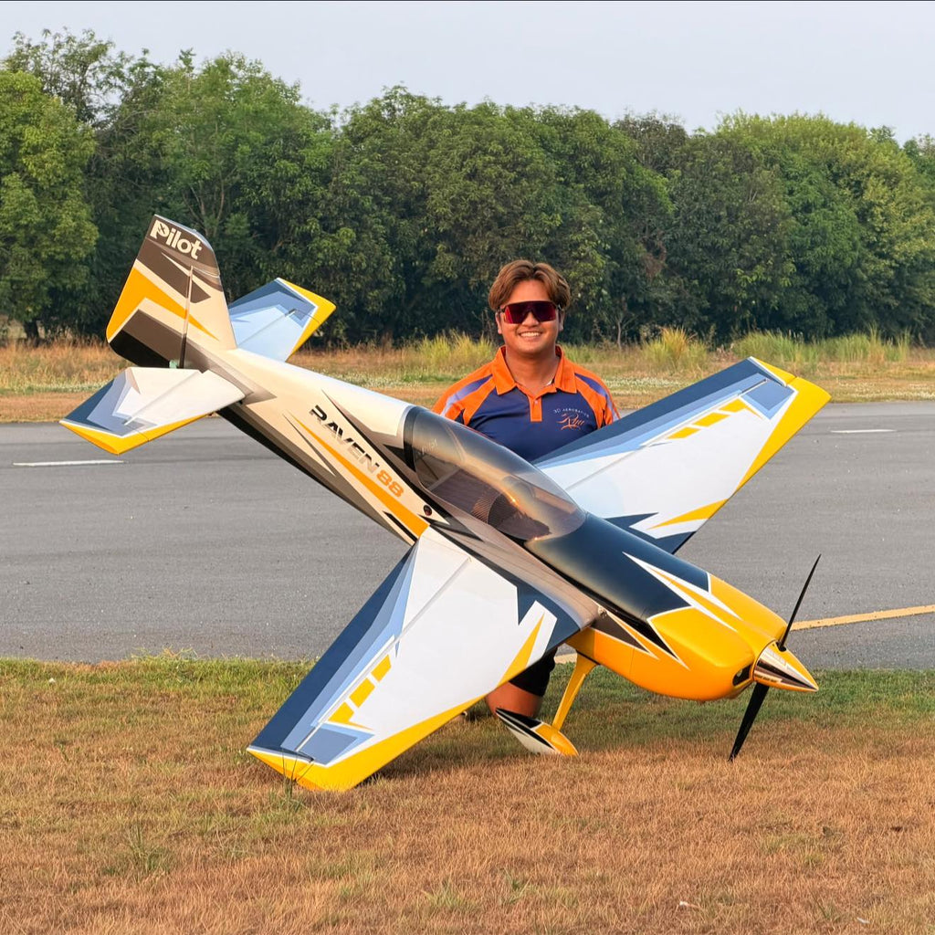 Pilot rc Raven 103" 2.26m 02 yellow/black/silver/white