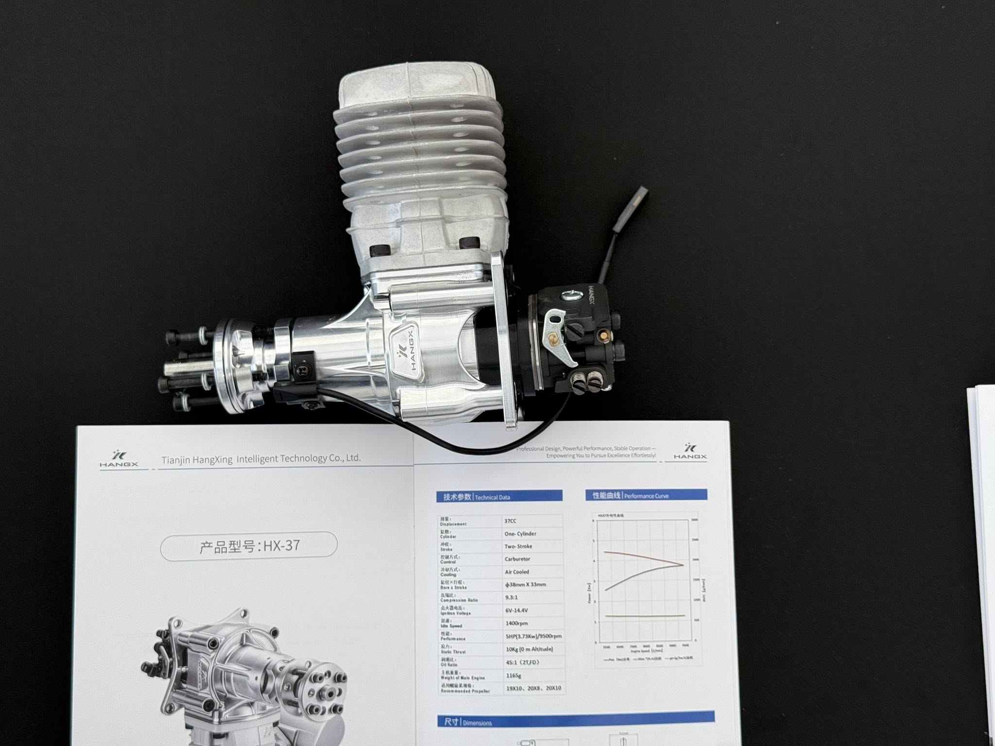 HANGX HX37cc two stroke engine