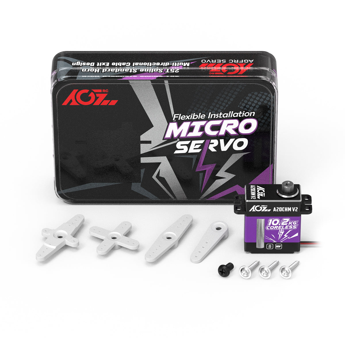 AGF A20CHM V2 21g 0.093Sec Speed 10.2Kg servo