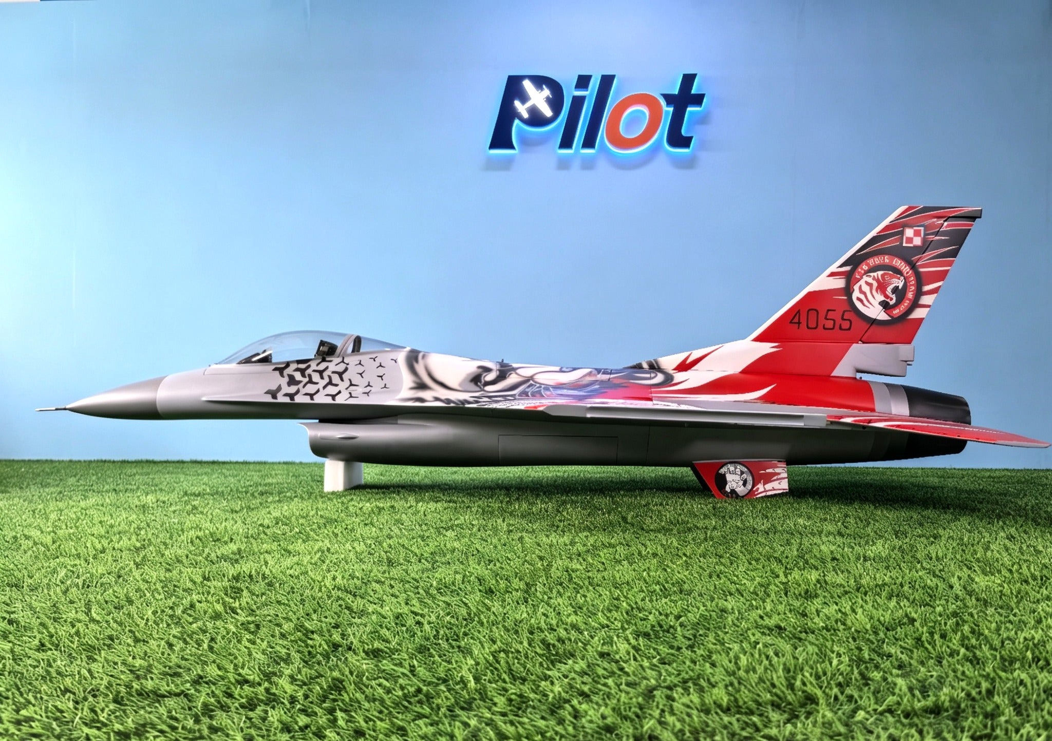 Pilot rc 1/5 F16 3.06m incl retracts 09 Poland demo