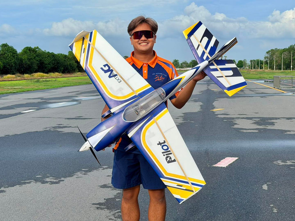 Pilot RC Extra NG 08 blue 49" 125cm EPP plane