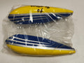 Pair of wheel pants Pilot rc Laser 73” 06 blue/yellow