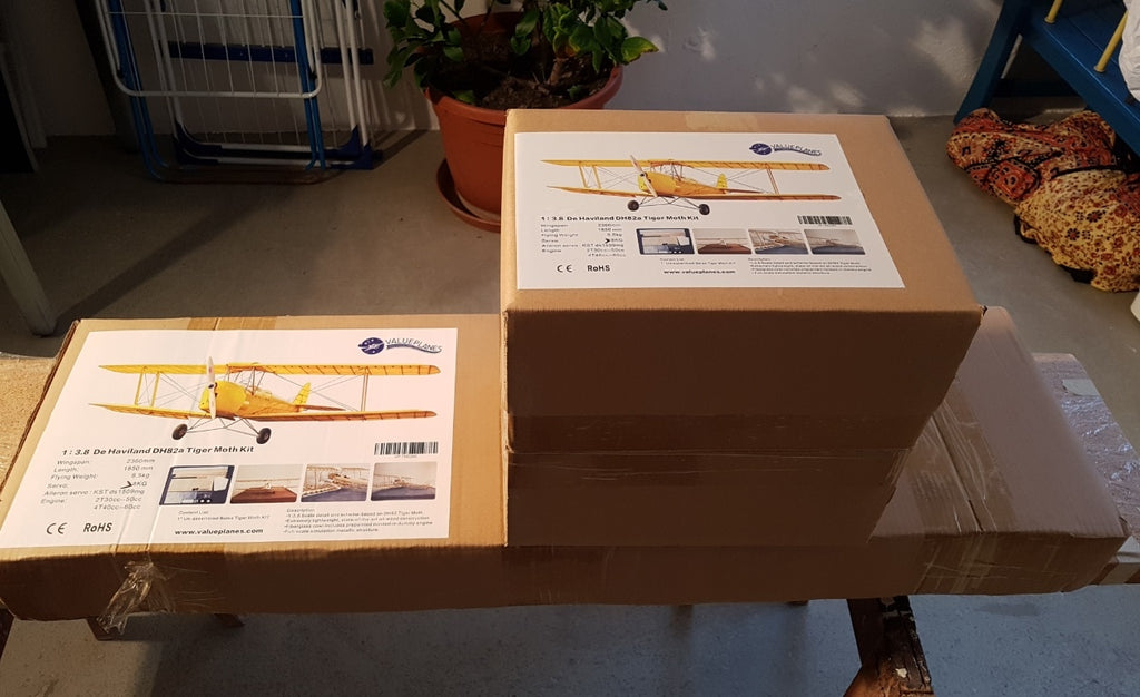 Value planes 1:3.8 De Haviland DH82a Tiger Moth