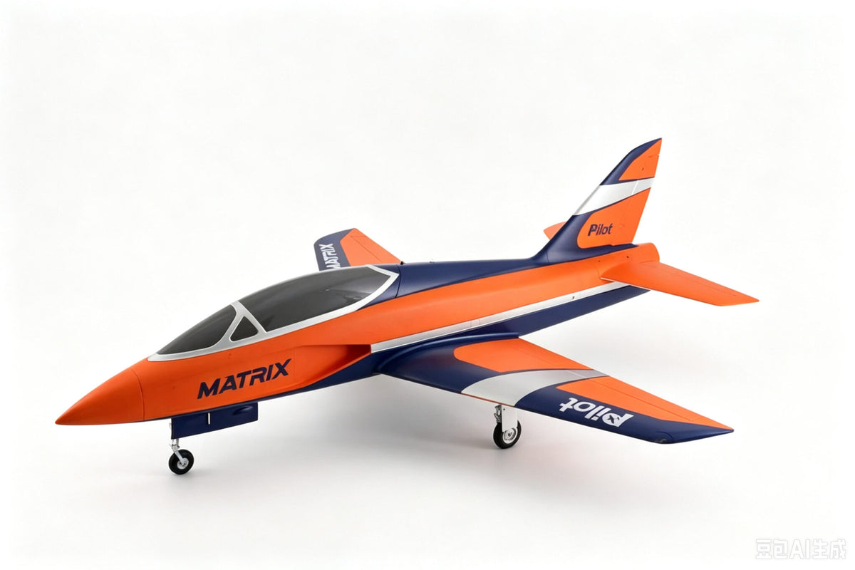 Pilot-RC Foam Matrix EDF 90mm orange/blue