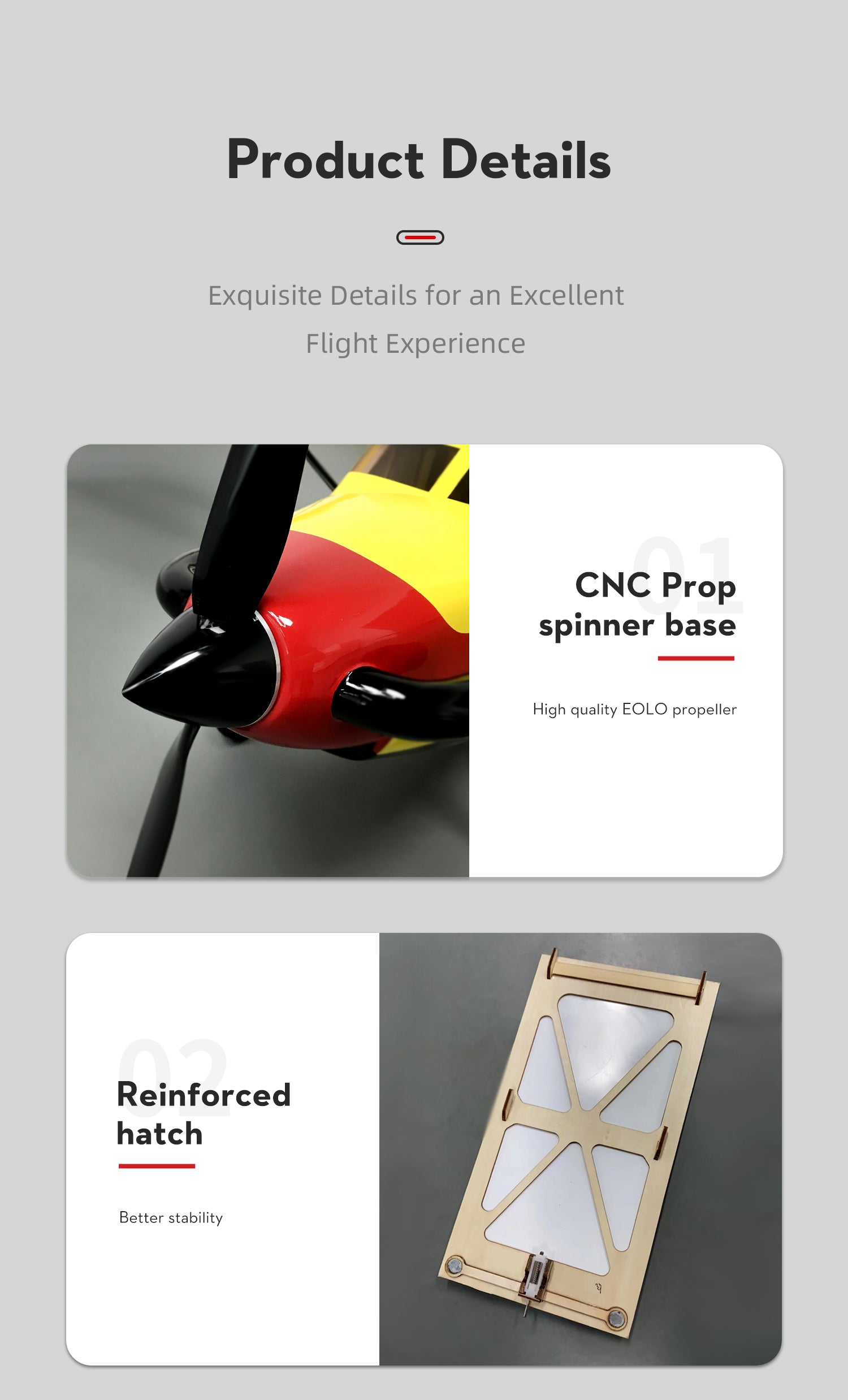 OMP Hobby 65" 1660mm Bushmaster white blue PNP