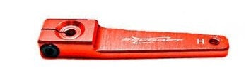 Secraft alu servo arm V2-Futaba 1.25" 32mm (M3) red
