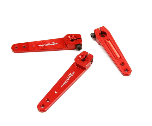 Secraft alu servo arm V2-Futaba 1.5" 40mm (M3) red