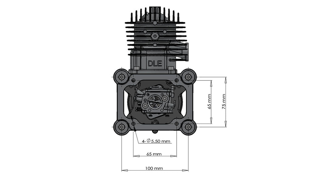 DLE85 model airplane engine