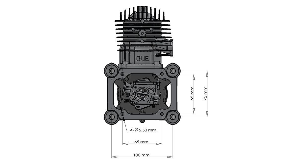 DLE85 model airplane engine