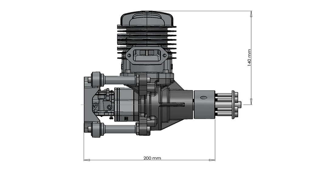 DLE85 model airplane engine