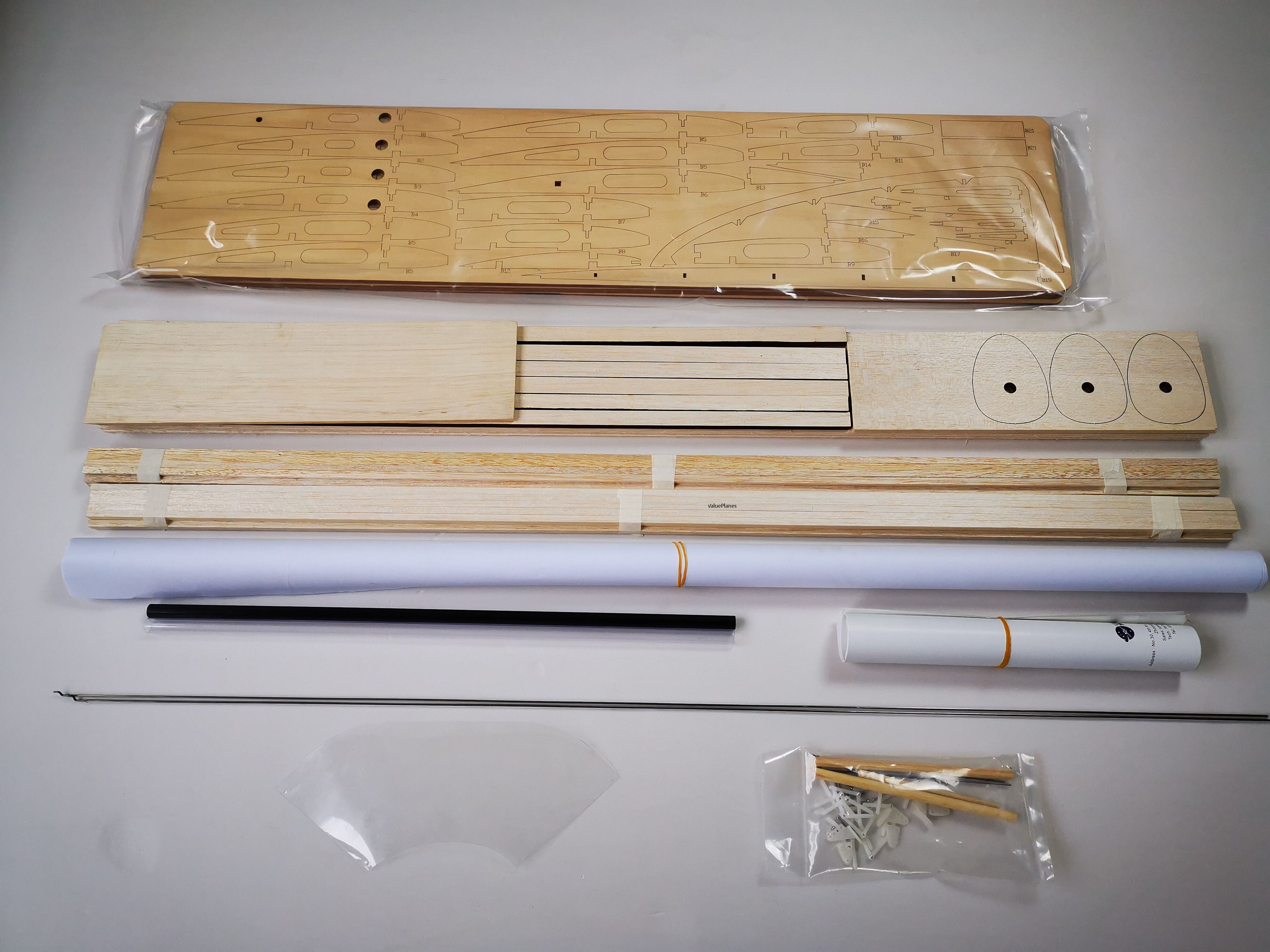 Value planes SB98 Glider 2500mm wingspan built kit